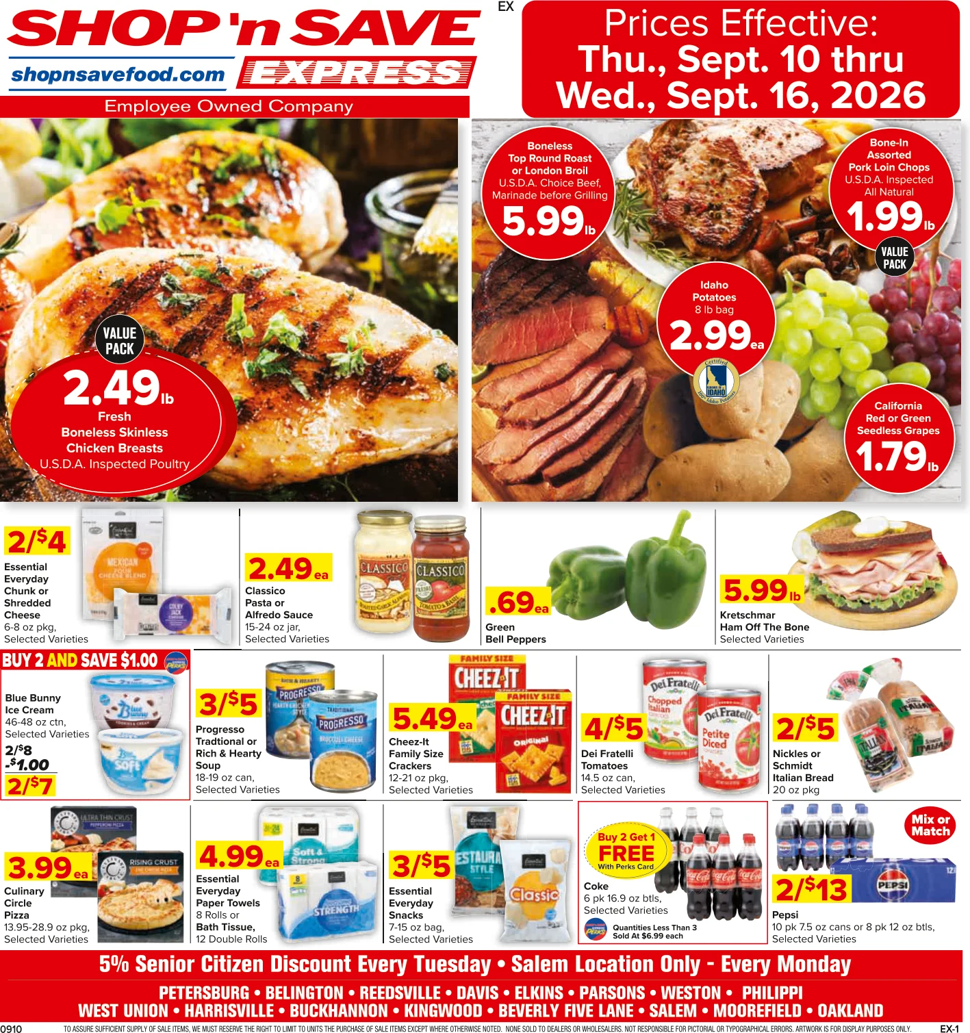 SHOP 'n SAVE - WV / MD Express Group Weekly Specials - Page 1