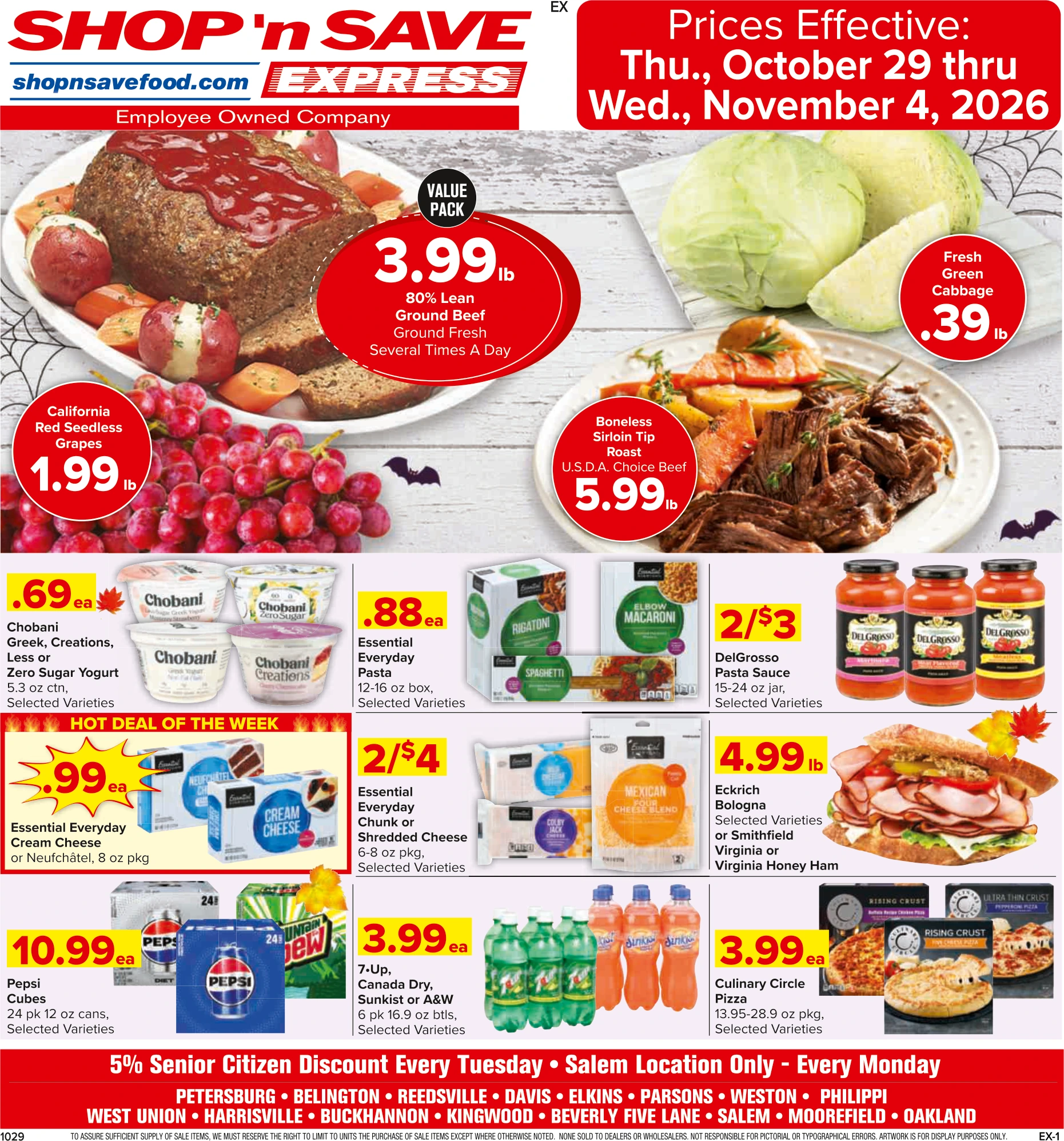 SHOP 'n SAVE - WV / MD Express Group Weekly Specials - Page 1