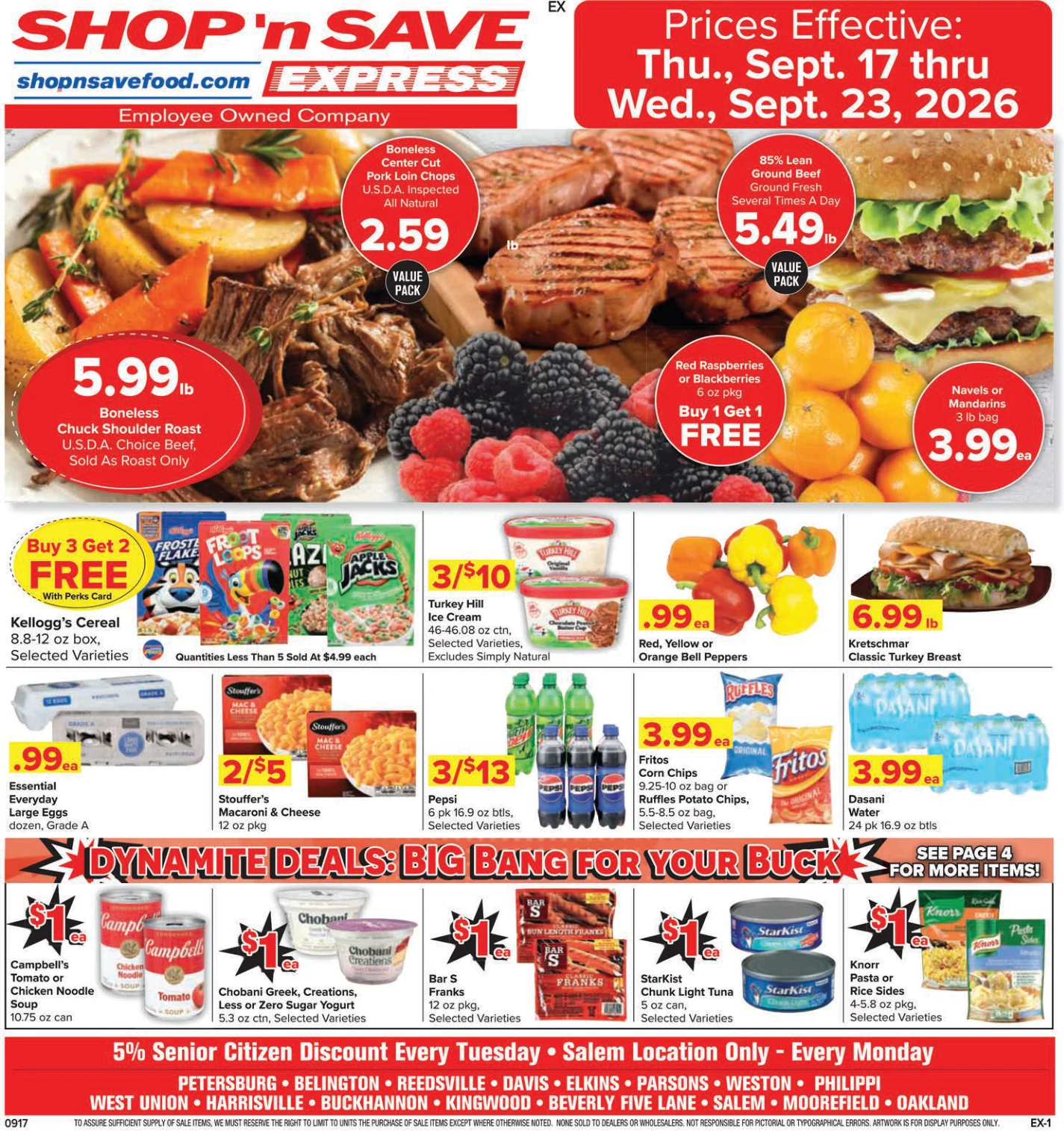 SHOP 'n SAVE - WV / MD Express Group Weekly Specials - Page 1