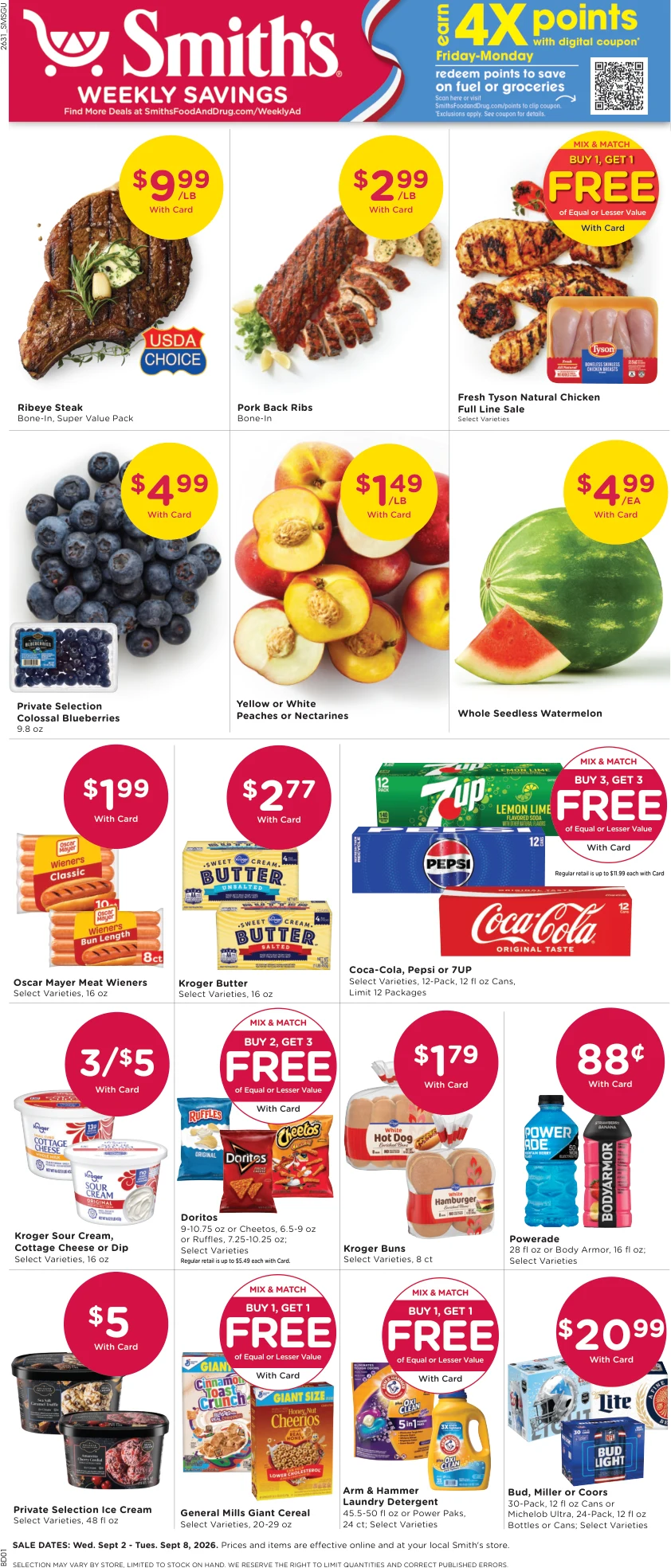 Smith's Food and Drug Weekly Ad - Page 1