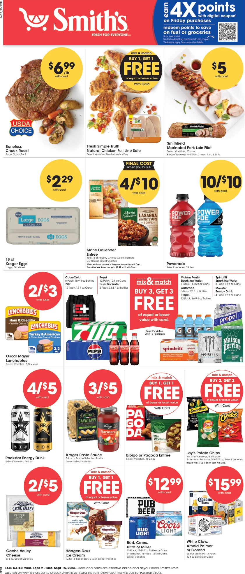 Smith's Food and Drug Weekly Ad - Page 1