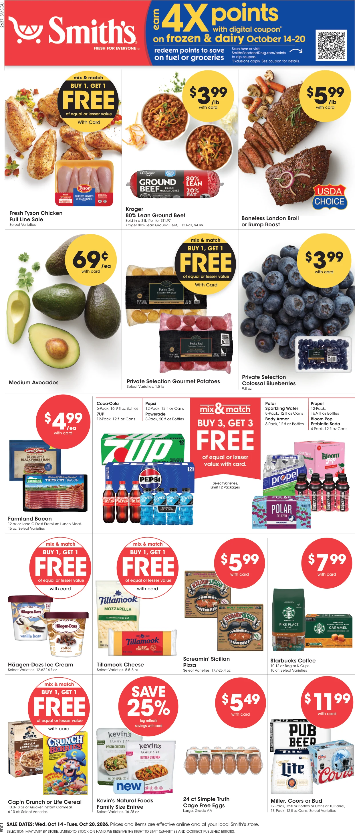 Smith's Food and Drug Weekly Ad - Page 1