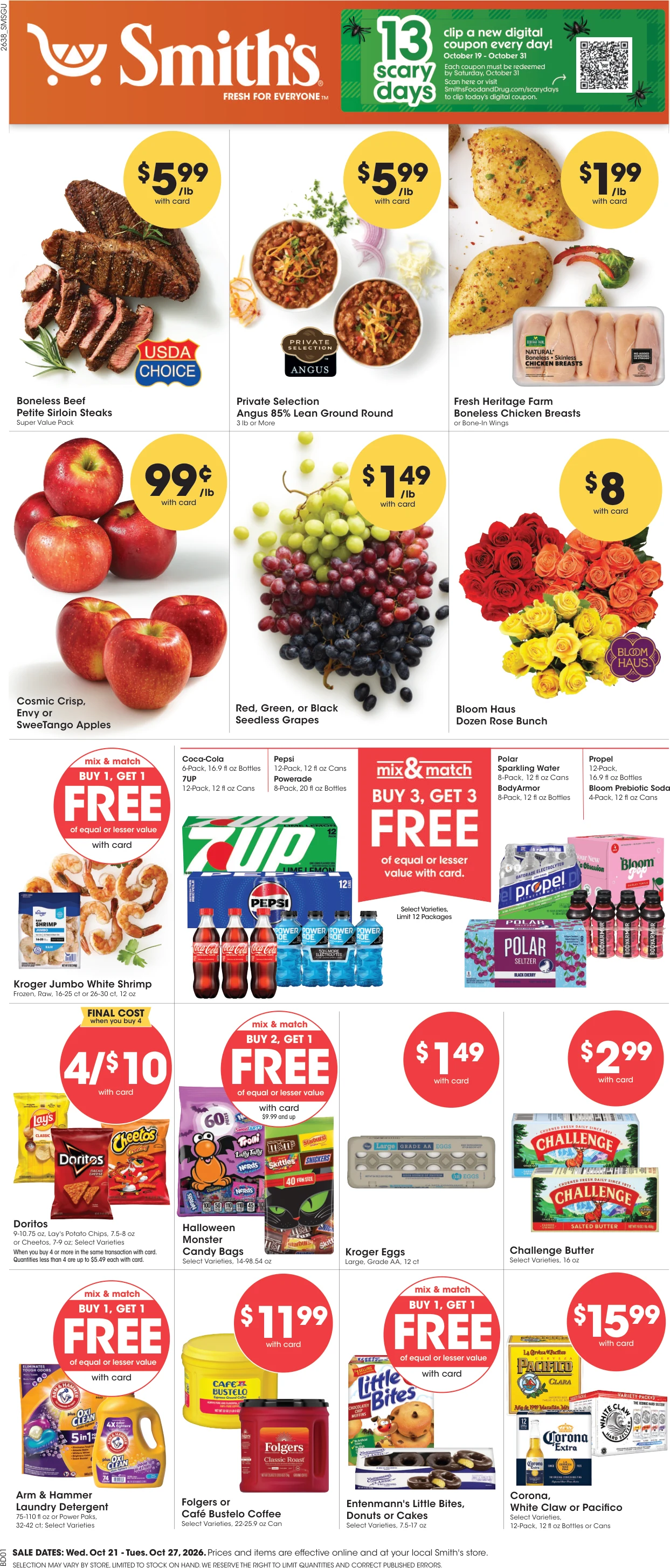 Smith's Food and Drug Weekly Ad - Page 1