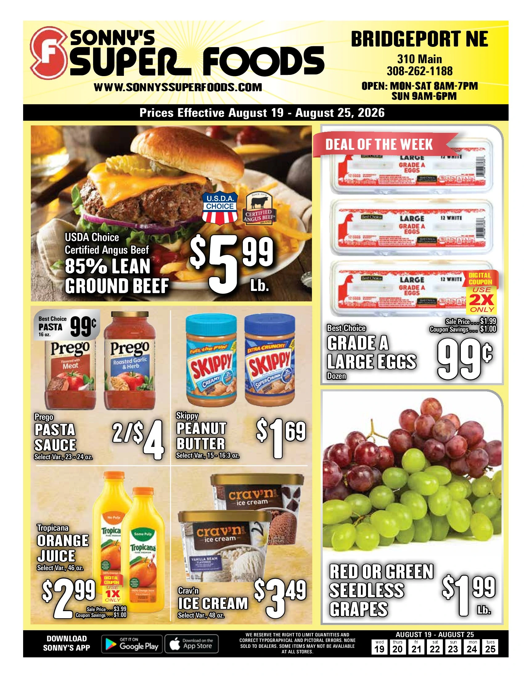 Sonny's Super Foods Follow Us : | Follow Us : Download Our App : Login Register - Page 1