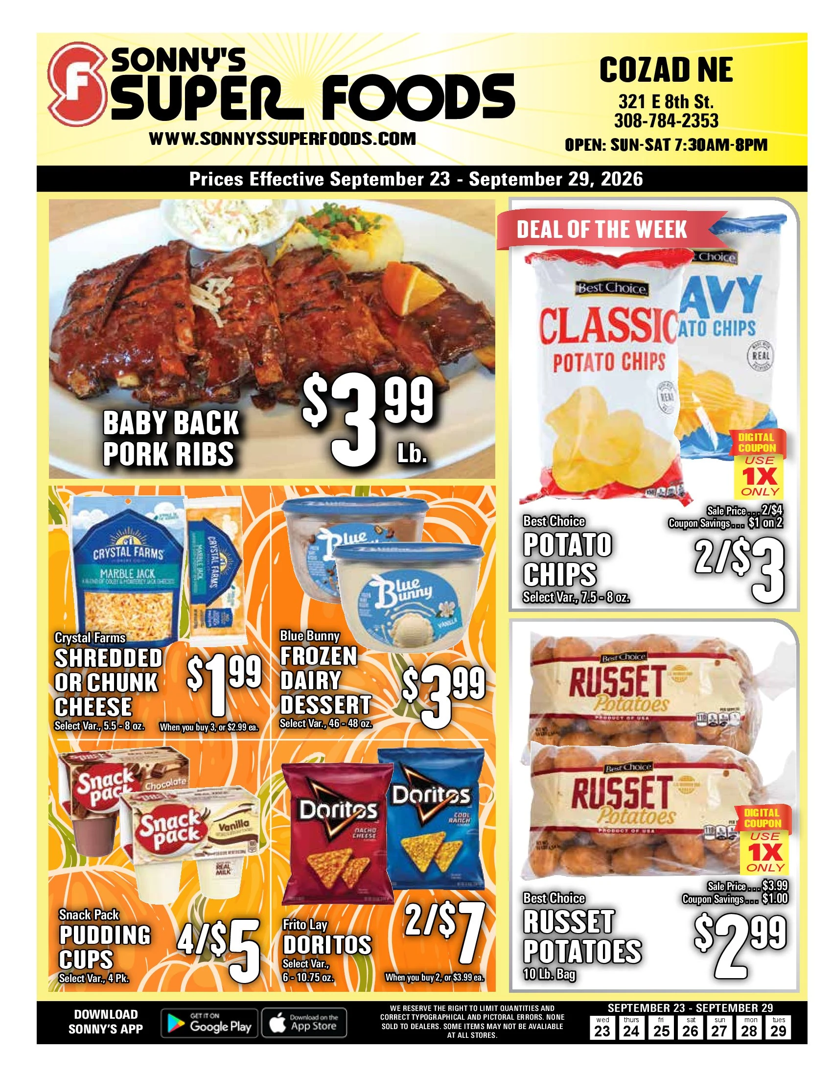 Sonny's Super Foods Follow Us : | Follow Us : Download Our App : Login Register - Page 2