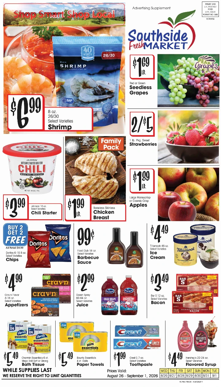 Southside Market Southside Market AD - August 26-September 1, 2026 - Page 1