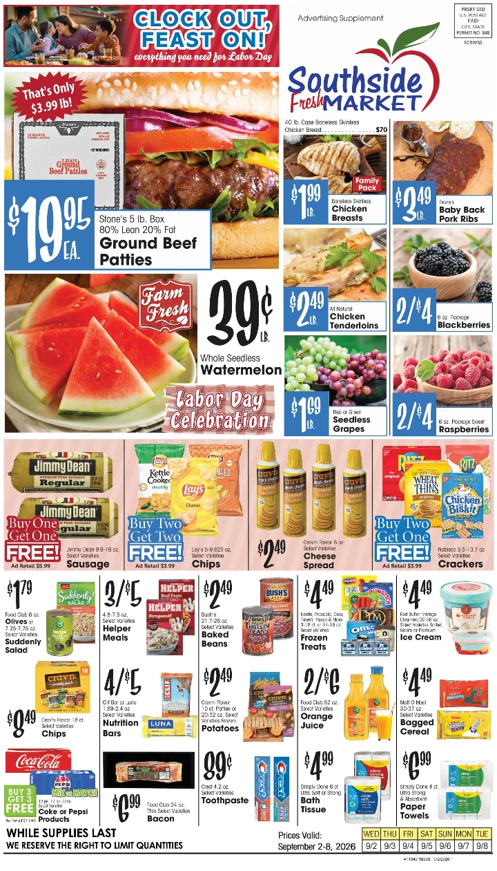 Southside Market Southside Market AD - September 2-8, 2026 - Page 1