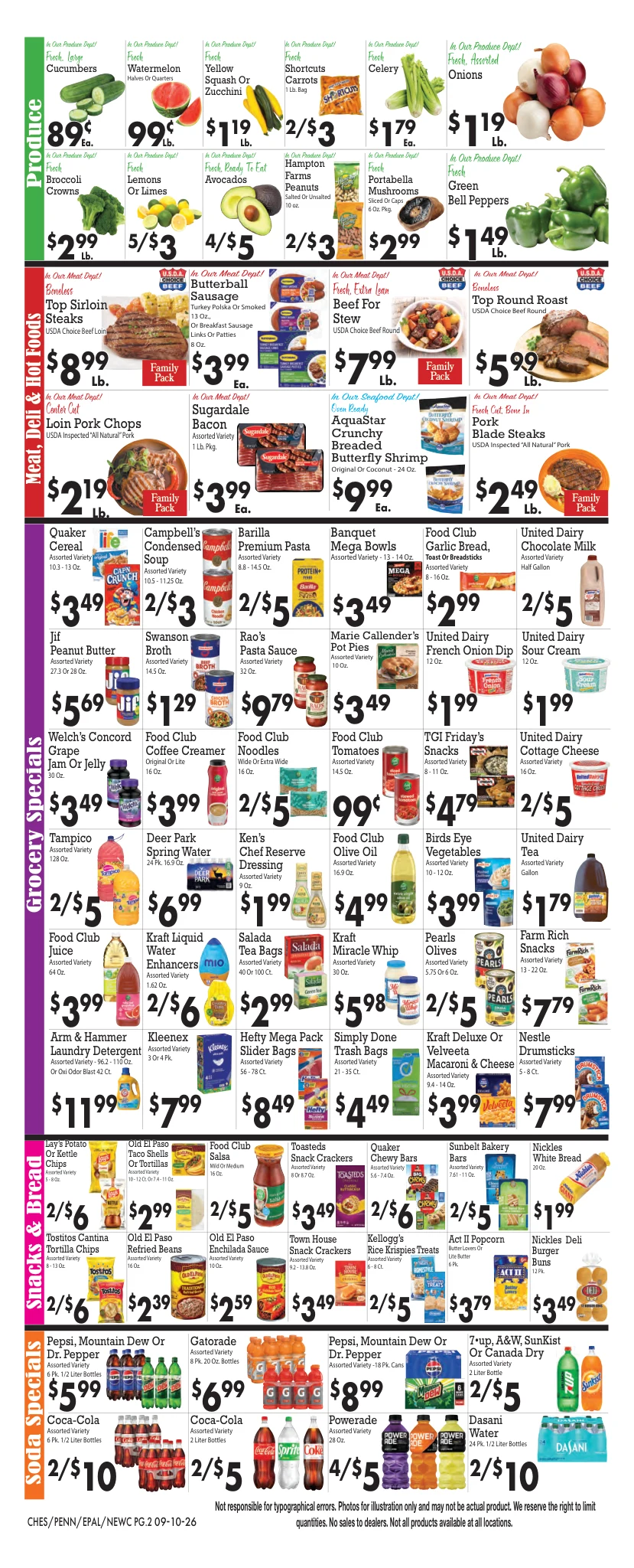 Sparkle Market East Palestine Weekly Ad - Page 2