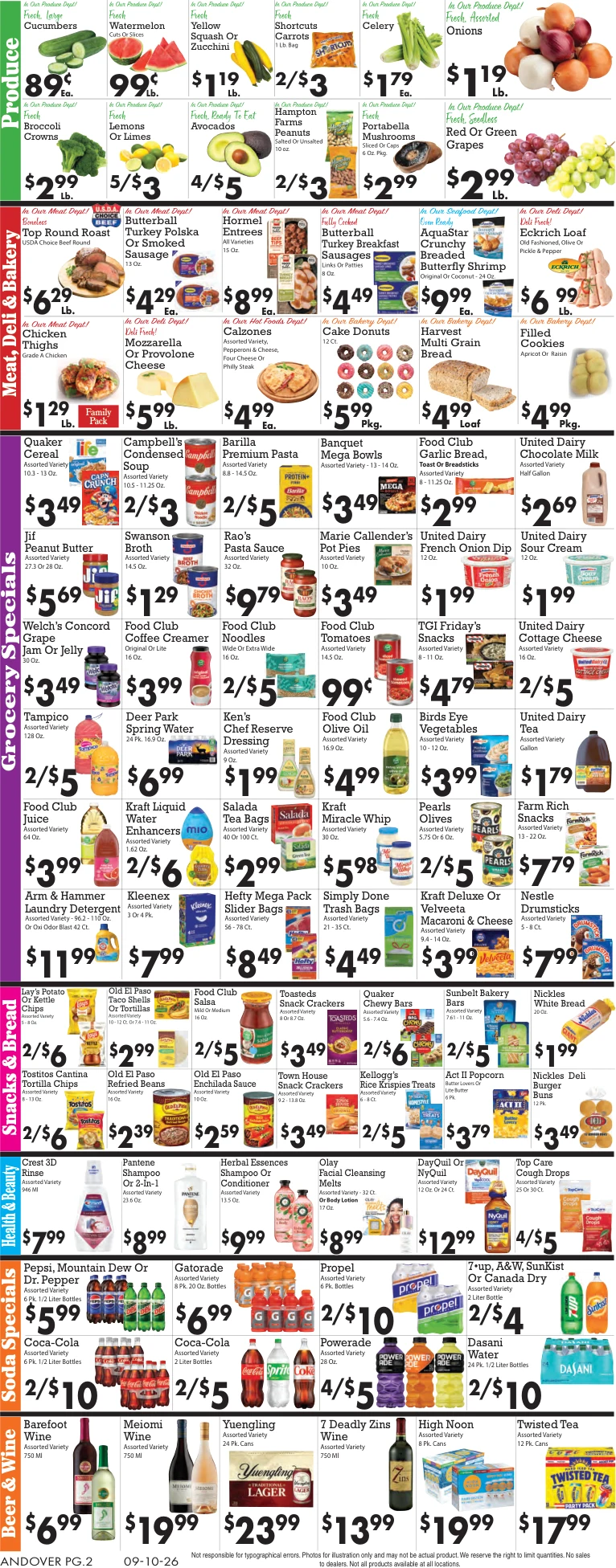 Sparkle Markets - Andover Weekly Ad - Page 2
