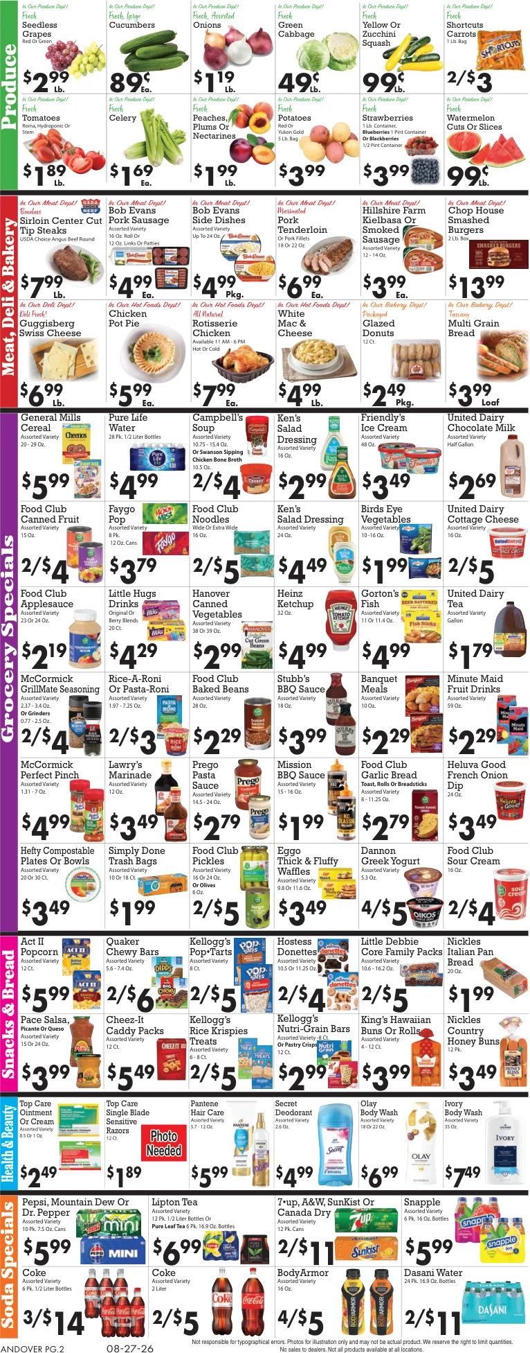 Sparkle Markets - Andover Weekly Ad - Page 2