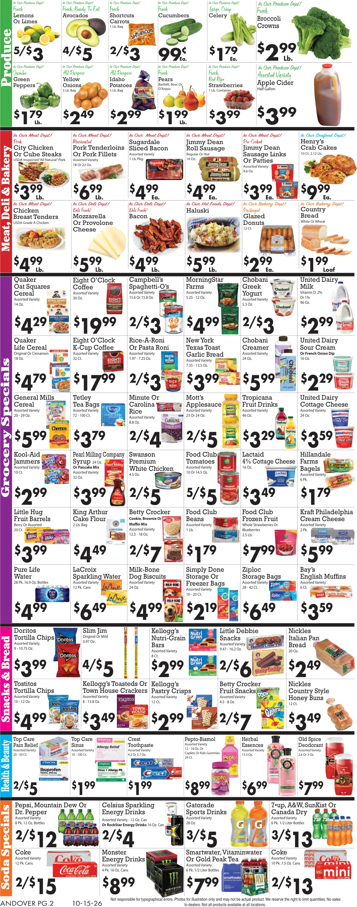 Sparkle Markets - Andover Weekly Ad - Page 2