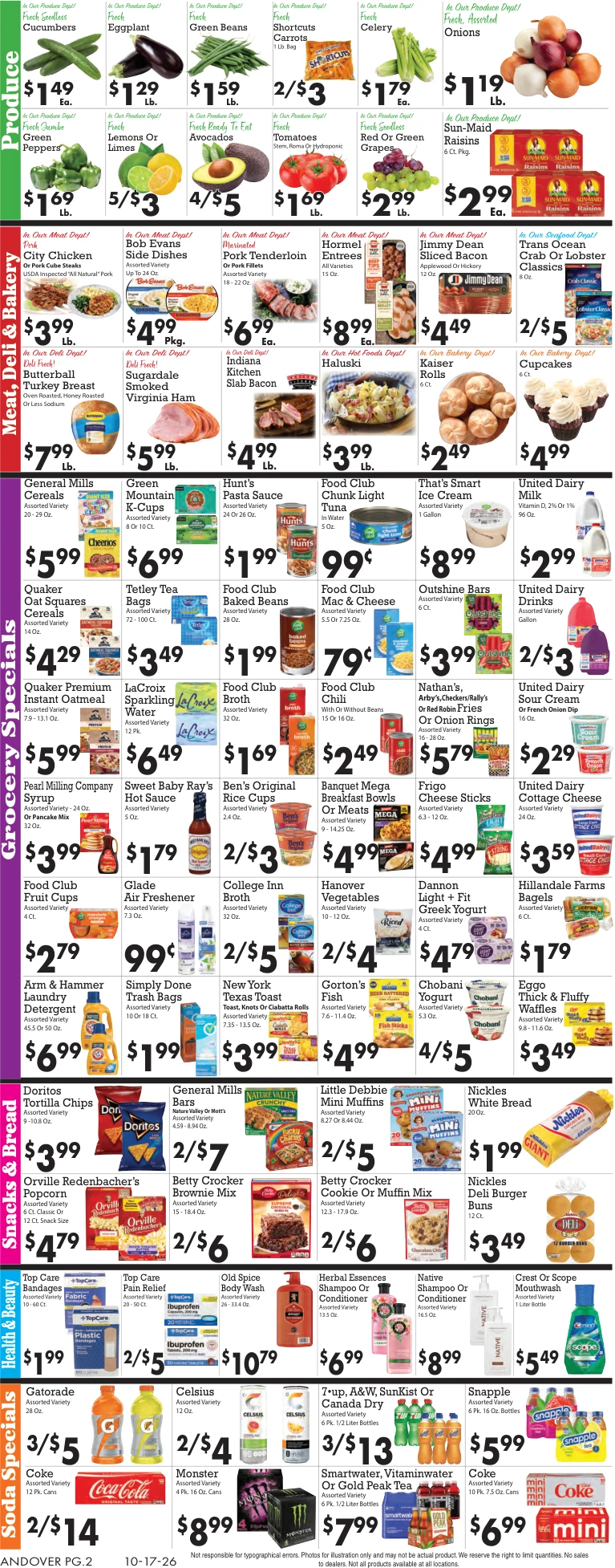 Sparkle Markets - Andover Weekly Ad - Page 2