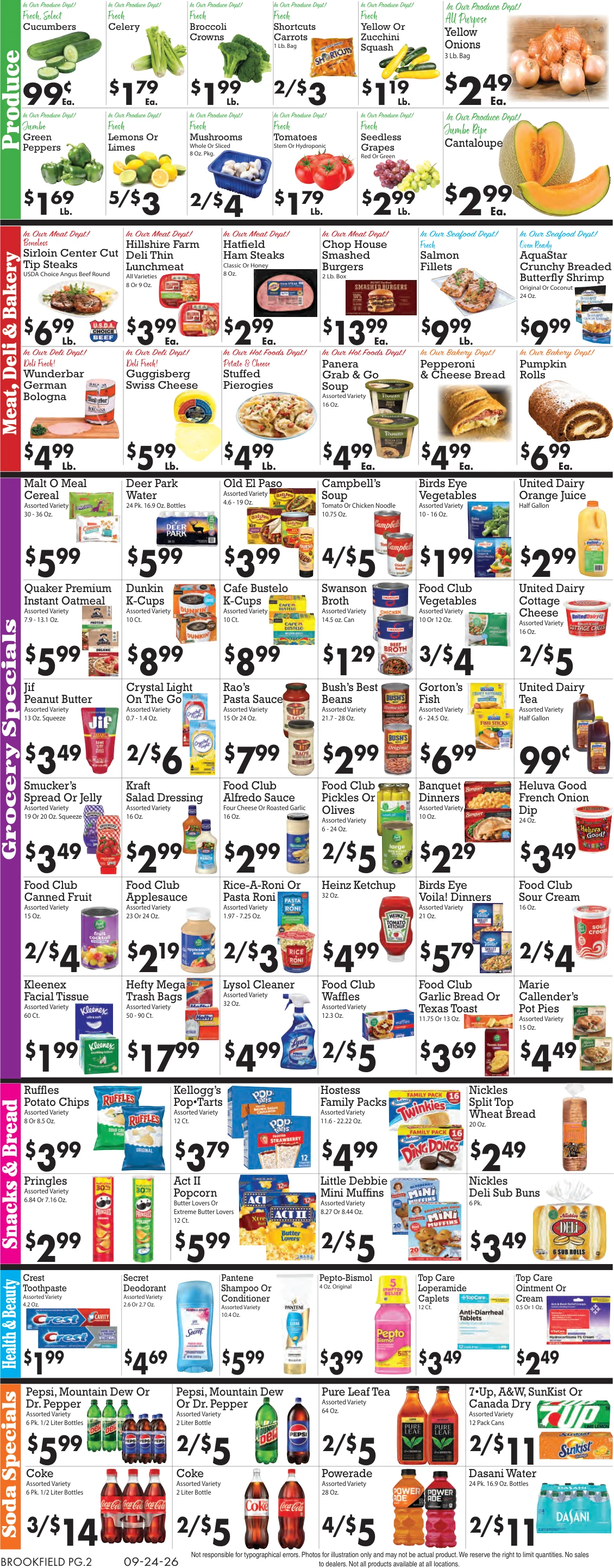 Sparkle Markets - Brookfield Weekly Ad - Page 2
