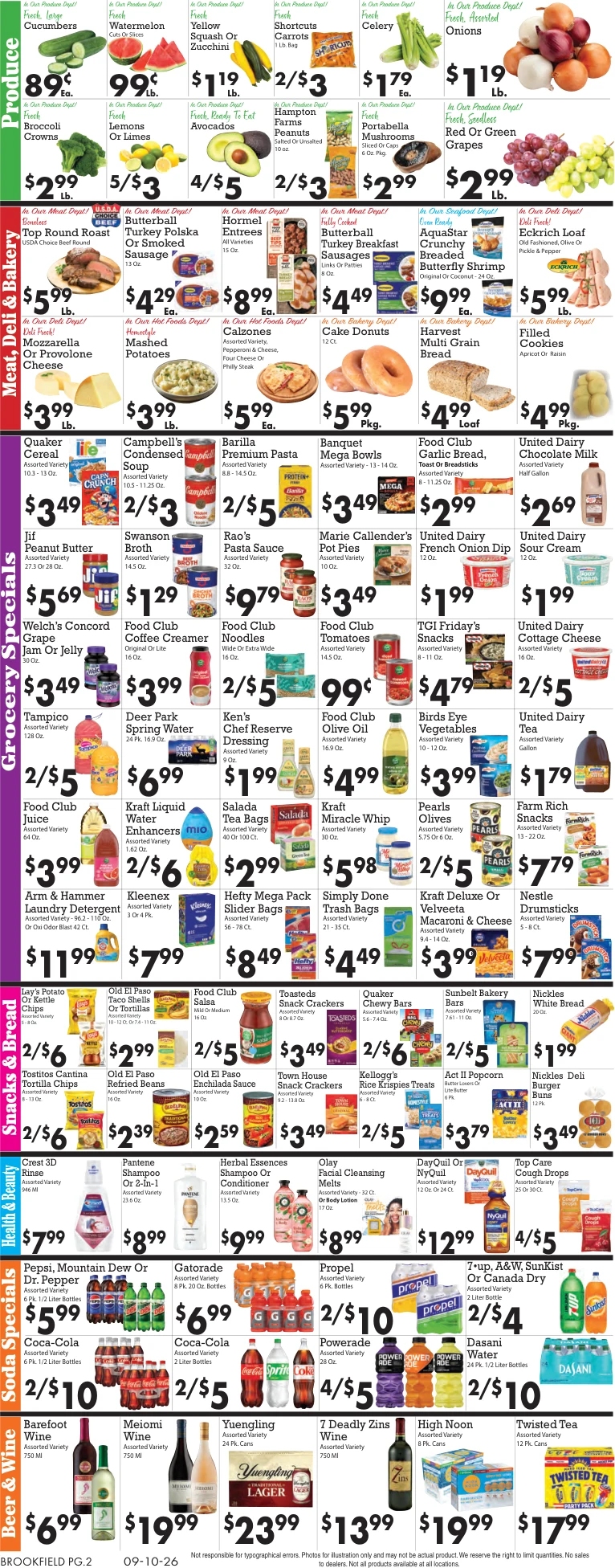 Sparkle Markets - Brookfield Weekly Ad - Page 2