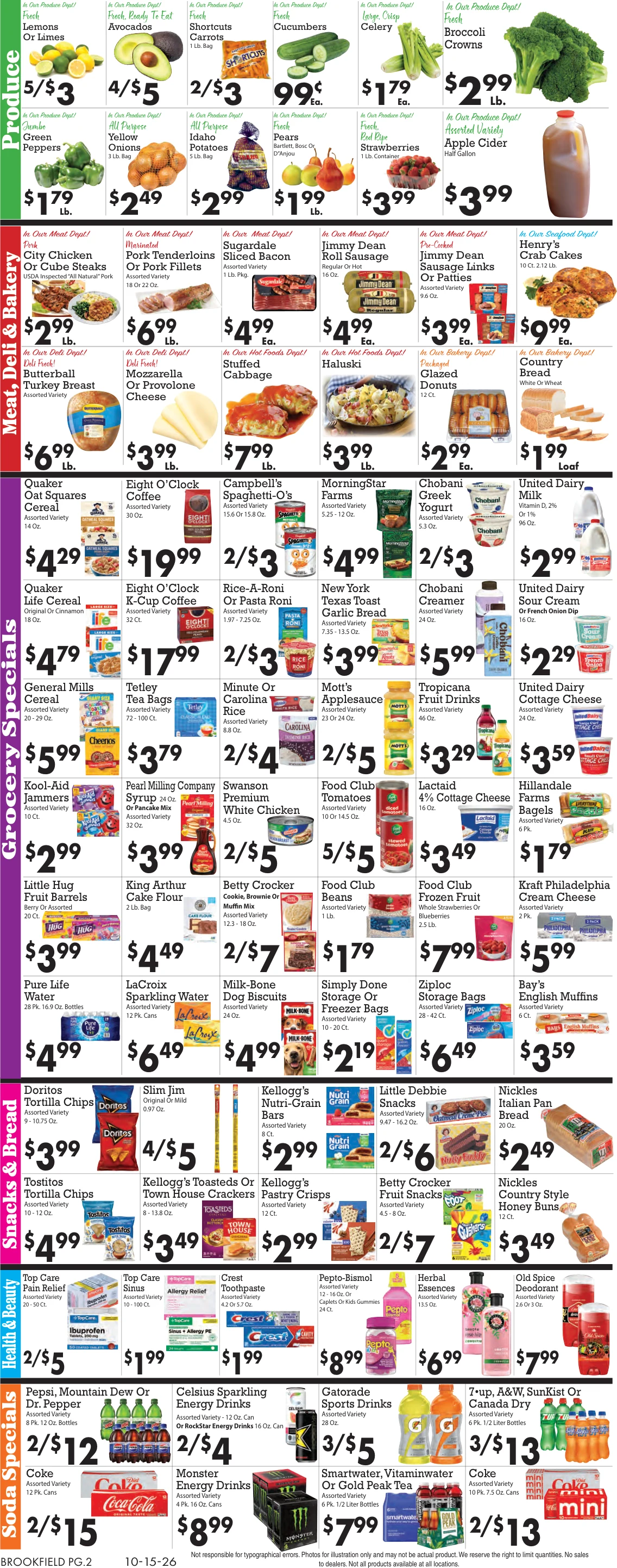 Sparkle Markets - Brookfield Weekly Ad - Page 2