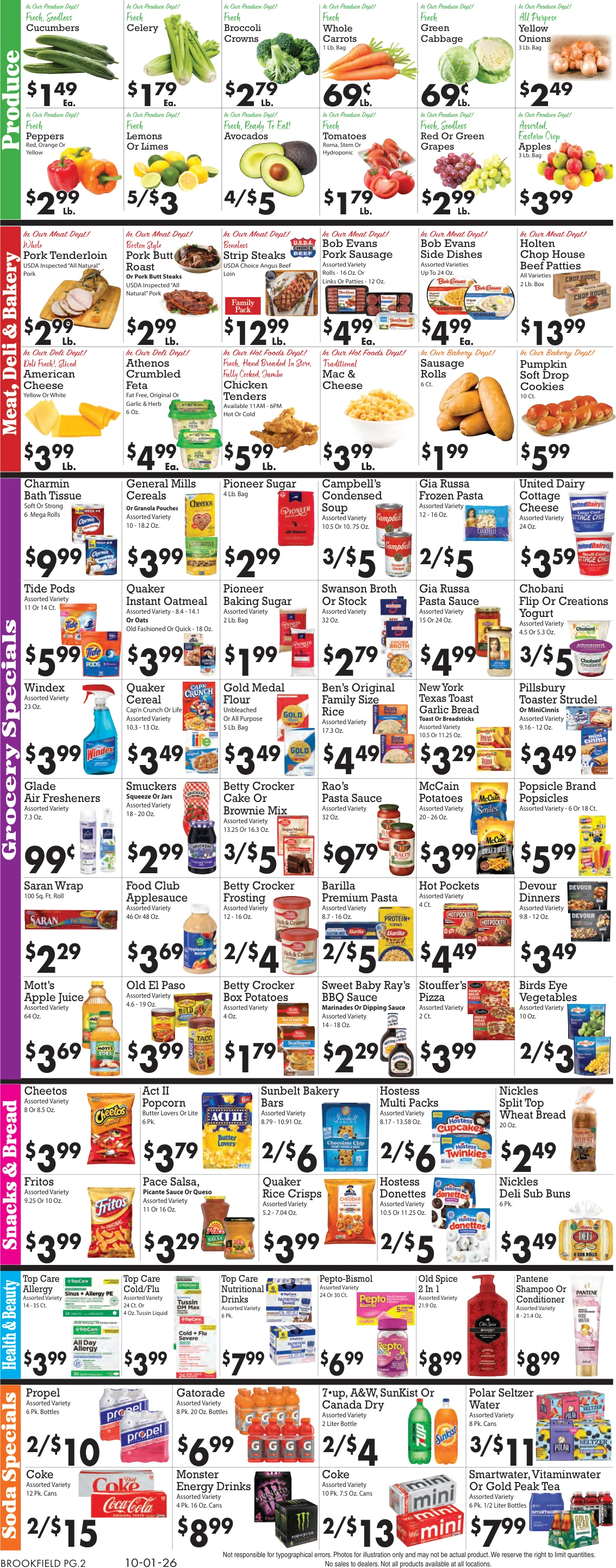Sparkle Markets - Brookfield Weekly Ad - Page 2