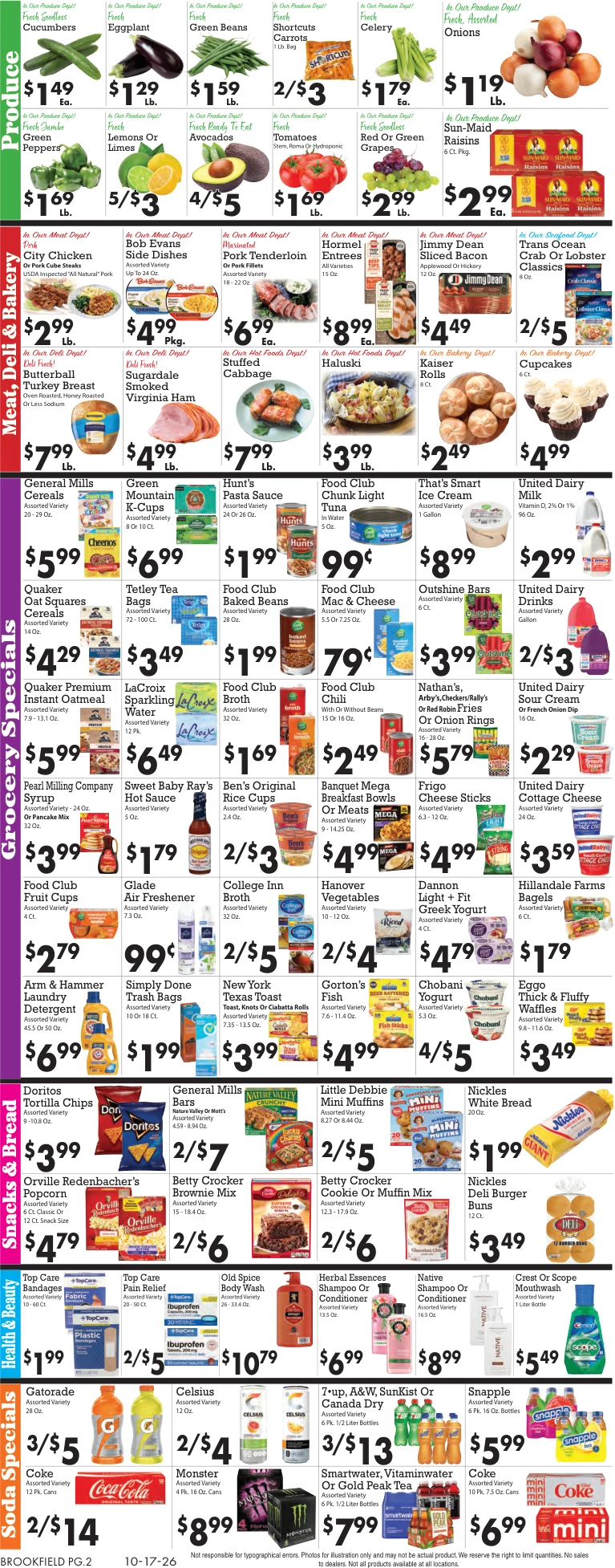Sparkle Markets - Brookfield Weekly Ad - Page 2