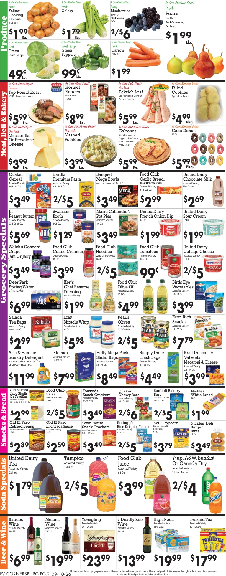 Sparkle Markets - Cornersburg Weekly Ad - Page 2