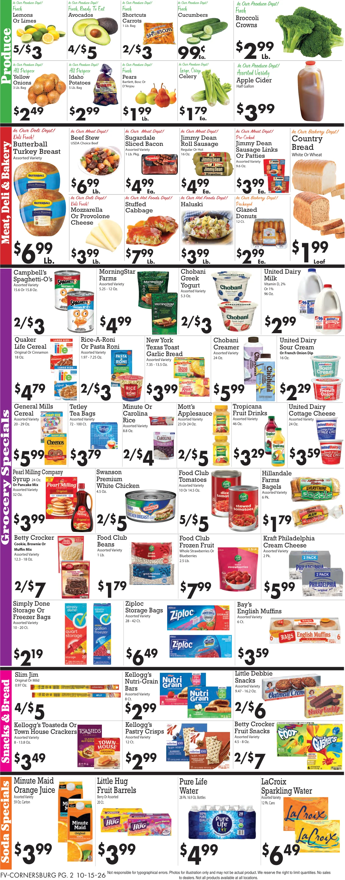 Sparkle Markets - Cornersburg Weekly Ad - Page 2
