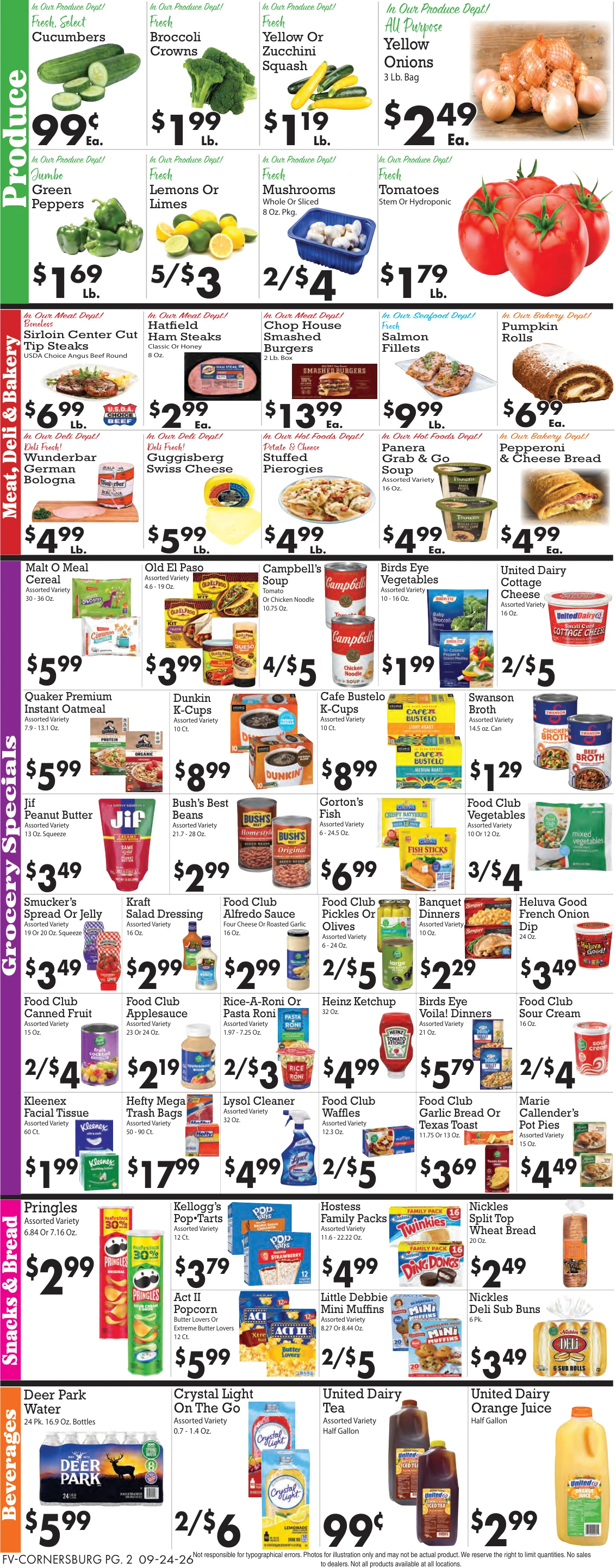 Sparkle Markets - Cornersburg Weekly Ad - Page 2
