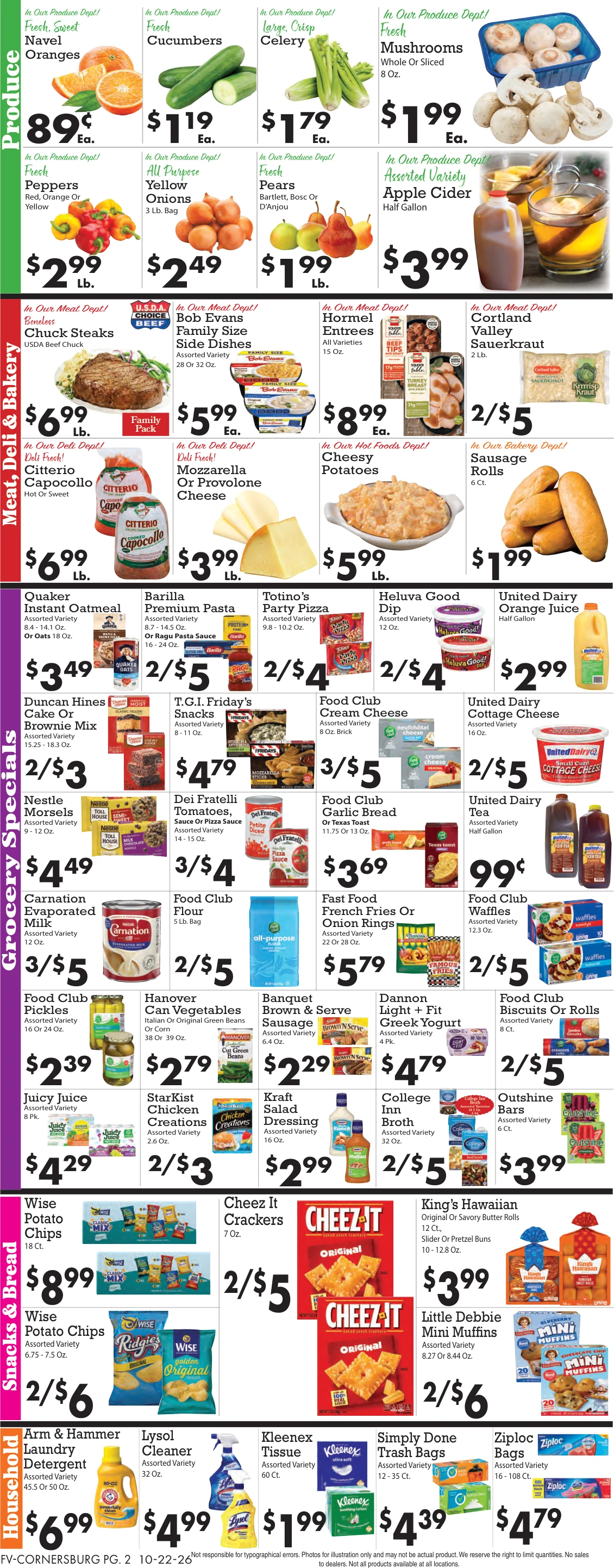 Sparkle Markets - Cornersburg Weekly Ad - Page 2