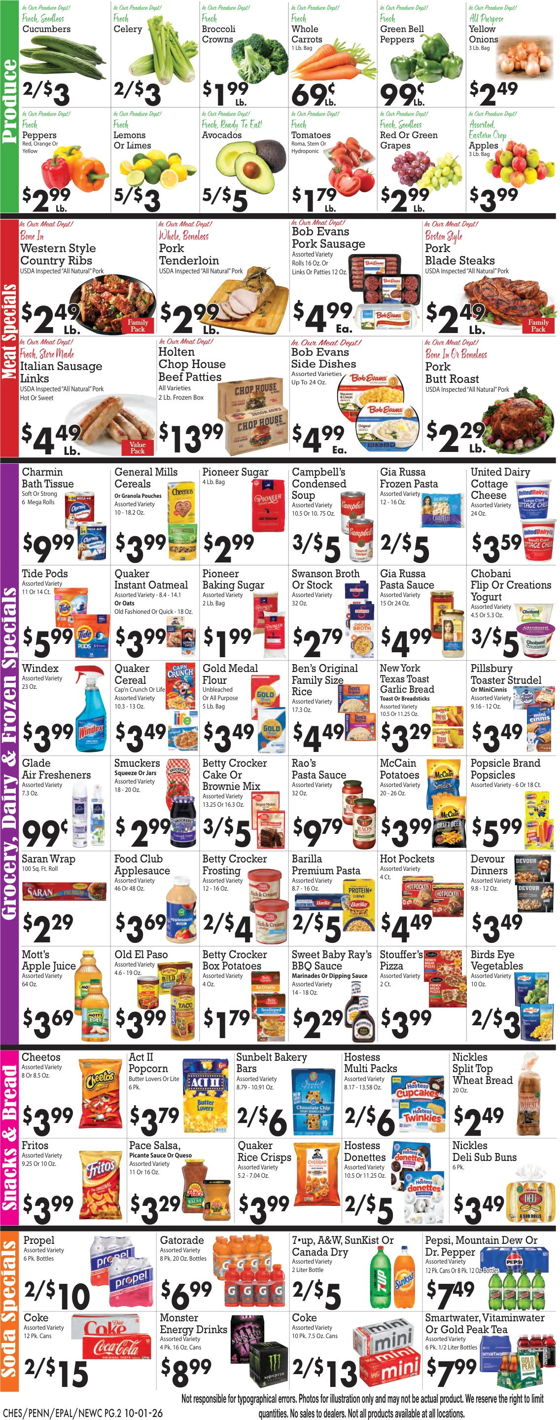 Sparkle Markets - Penn Avenue / East Palestine / Chester / New Cumberland Weekly Ad - Page 2