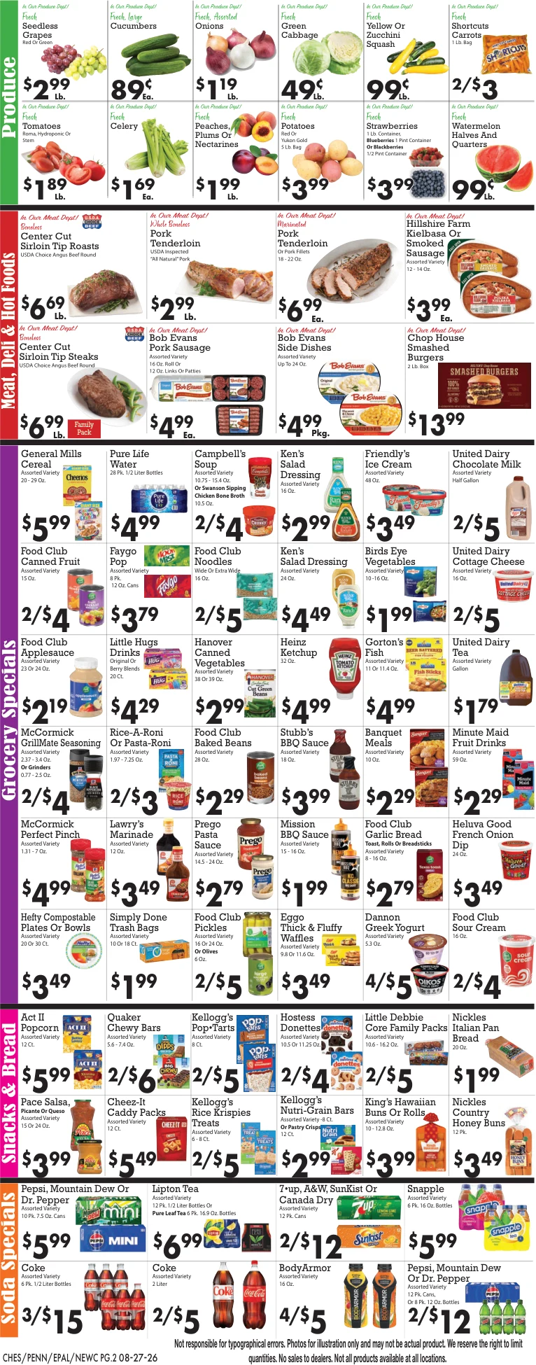 Sparkle Markets - Penn Avenue / East Palestine / Chester / New Cumberland Weekly Ad - Page 2