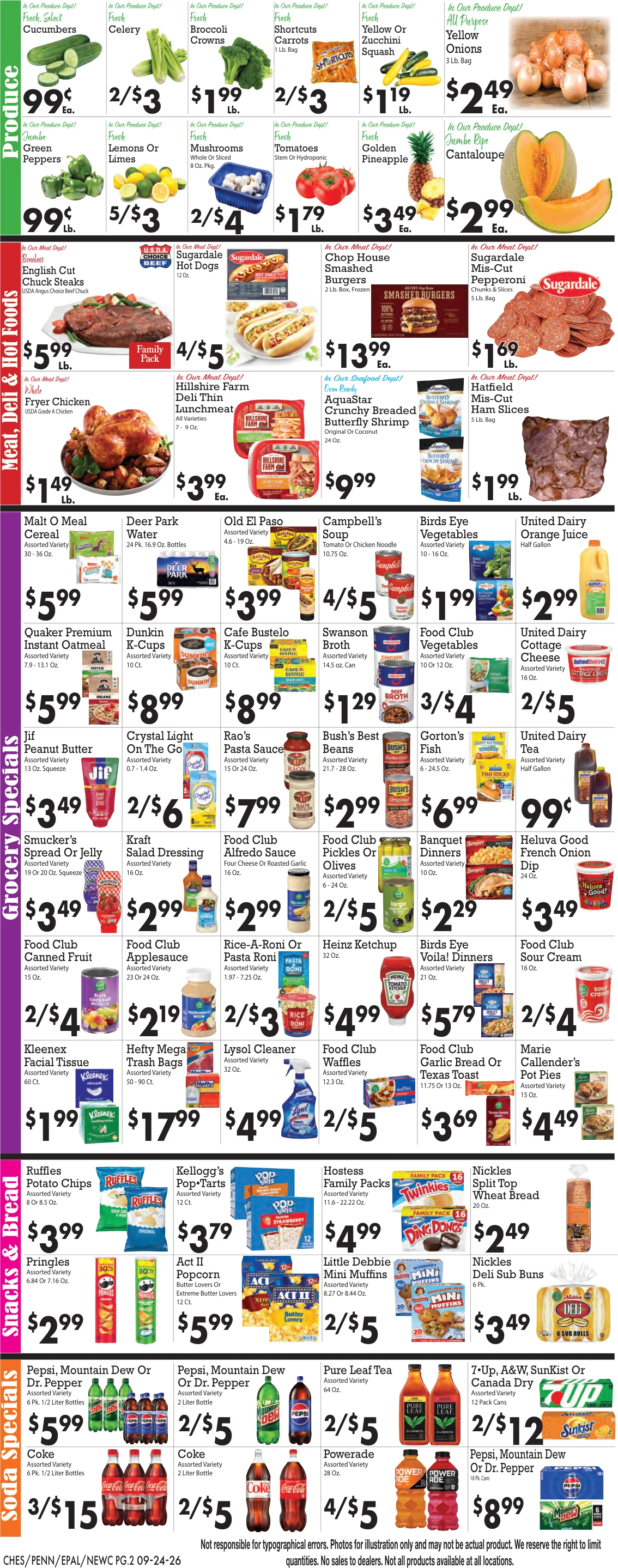 Sparkle Markets - Penn Avenue / East Palestine / Chester / New Cumberland Weekly Ad - Page 2