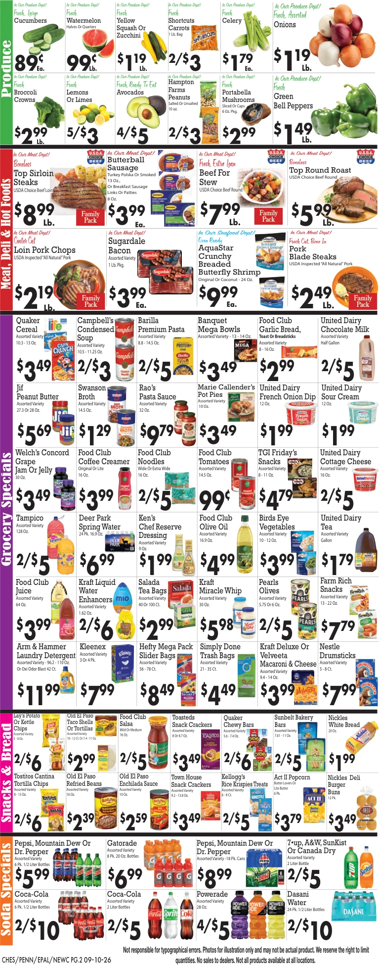 Sparkle Markets - Penn Avenue / East Palestine / Chester / New Cumberland Weekly Ad - Page 2