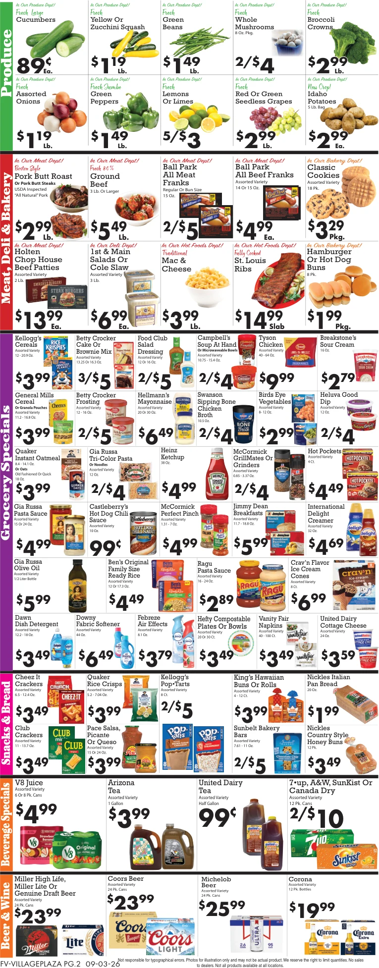 Sparkle Markets - Village Plaza Weekly Ad - Page 2