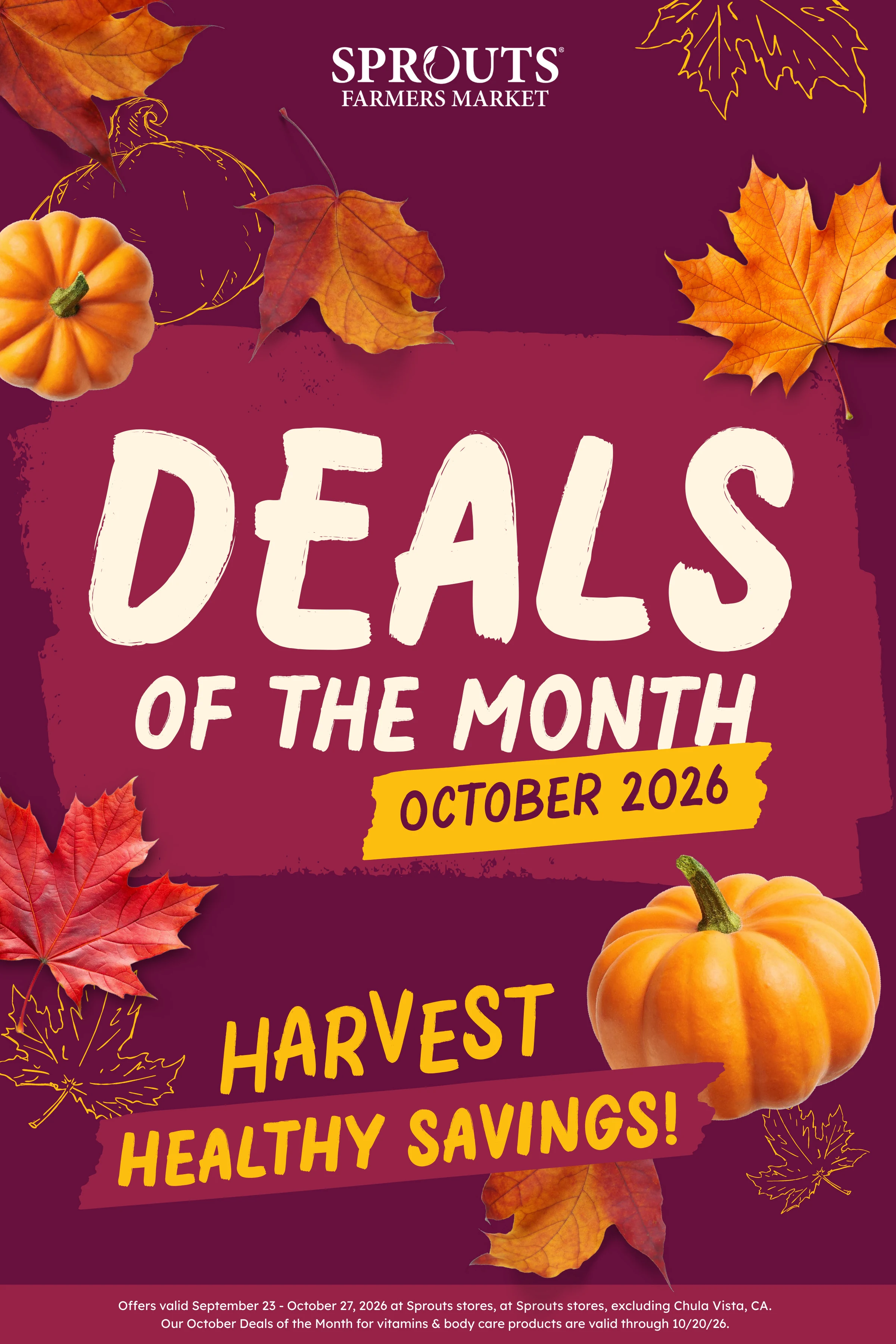 Sprouts Farmers Market Monthly Ad - Page 1