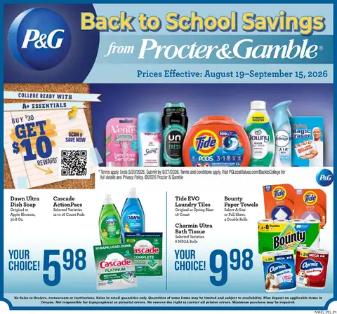 Back to School Savings