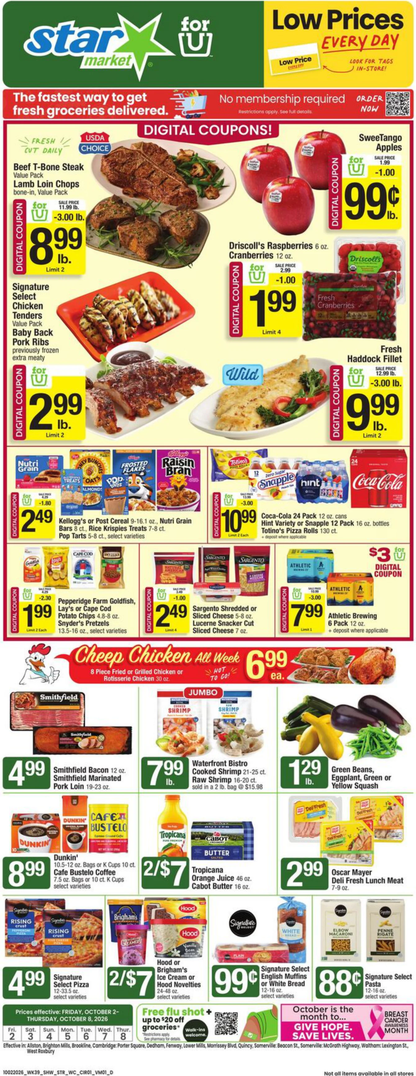 Star Market Weekly Ad - Page 1