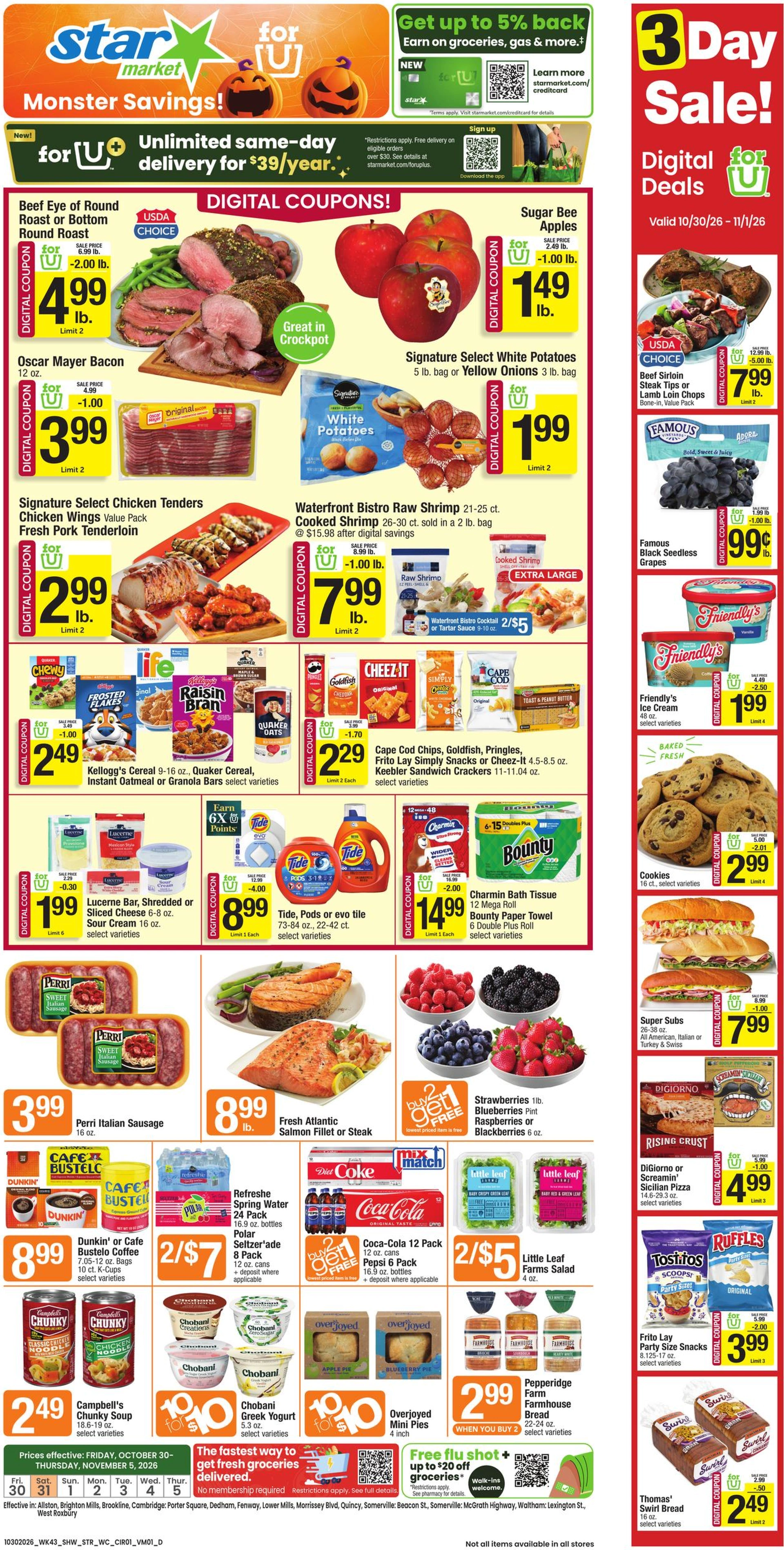 Star Market Weekly Ad - Page 1