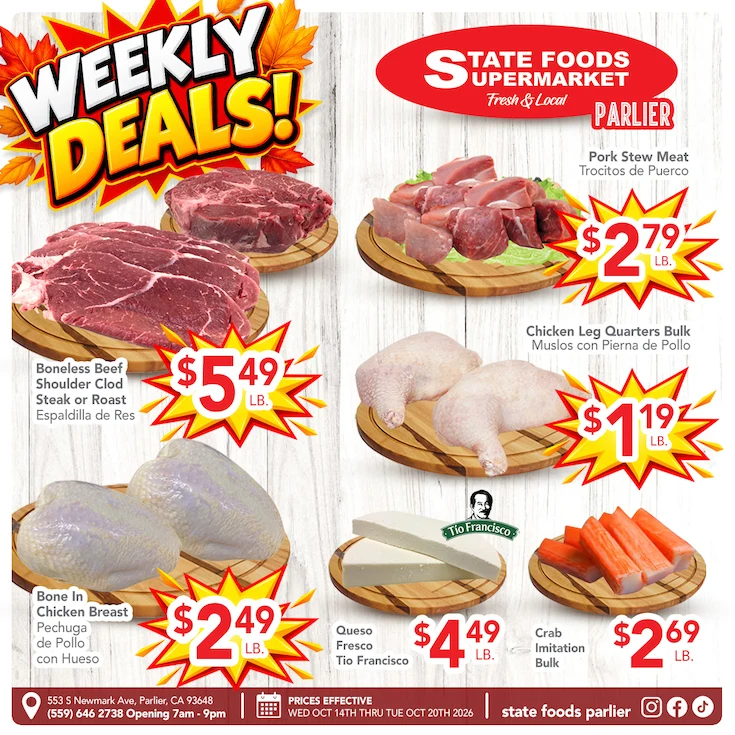 State Foods - Avenal / Woodlake / Chowchilla / Dos Palos / Parlier Weekly Ad - Page 3
