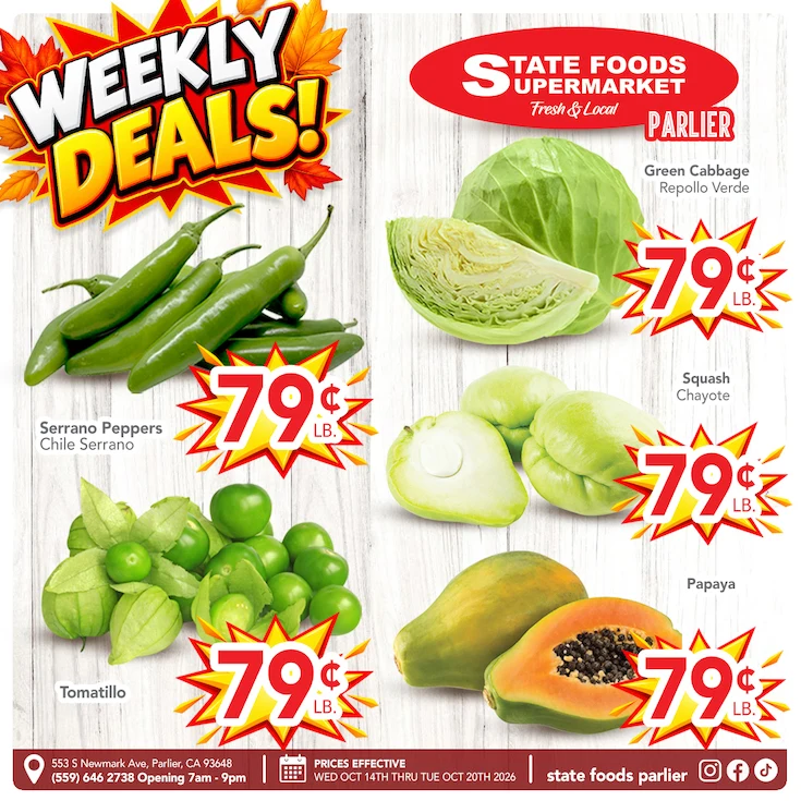 State Foods - Avenal / Woodlake / Chowchilla / Dos Palos / Parlier Weekly Ad - Page 4