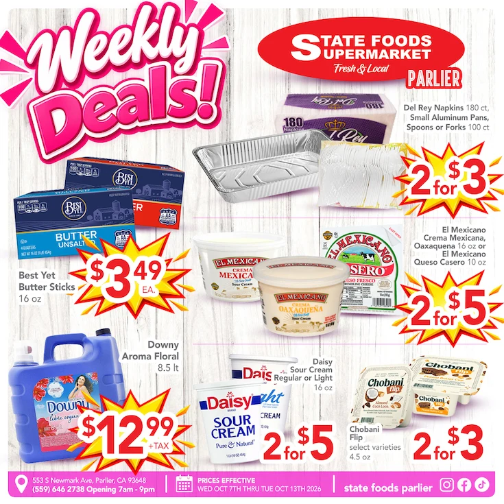 State Foods - Avenal / Woodlake / Chowchilla / Dos Palos / Parlier Weekly Ad - Page 2