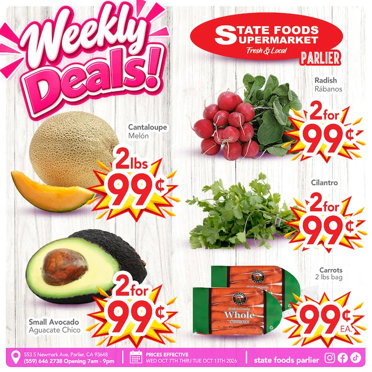 State Foods - Avenal / Woodlake / Chowchilla / Dos Palos / Parlier Weekly Ad - Page 4