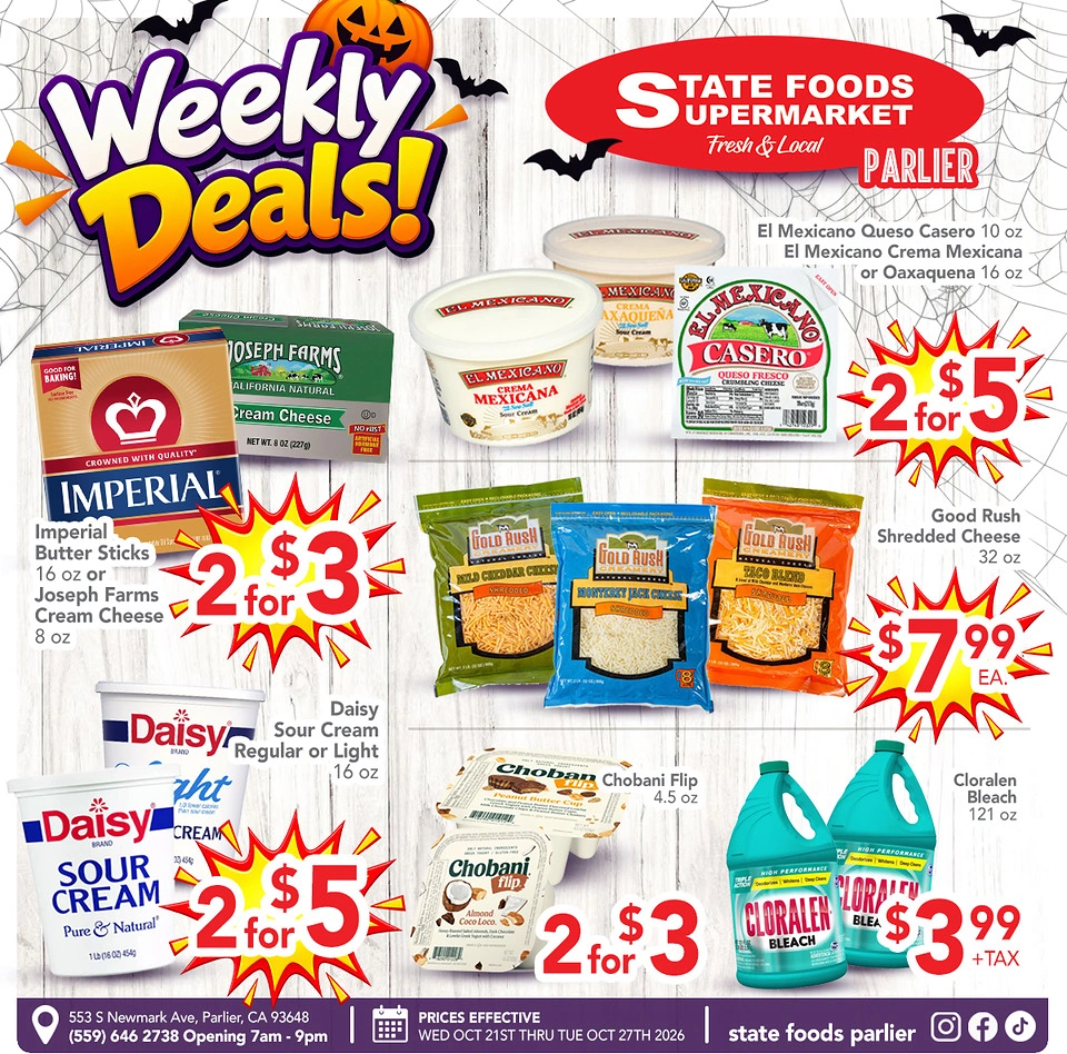 State Foods - Avenal / Woodlake / Chowchilla / Dos Palos / Parlier Weekly Ad - Page 2