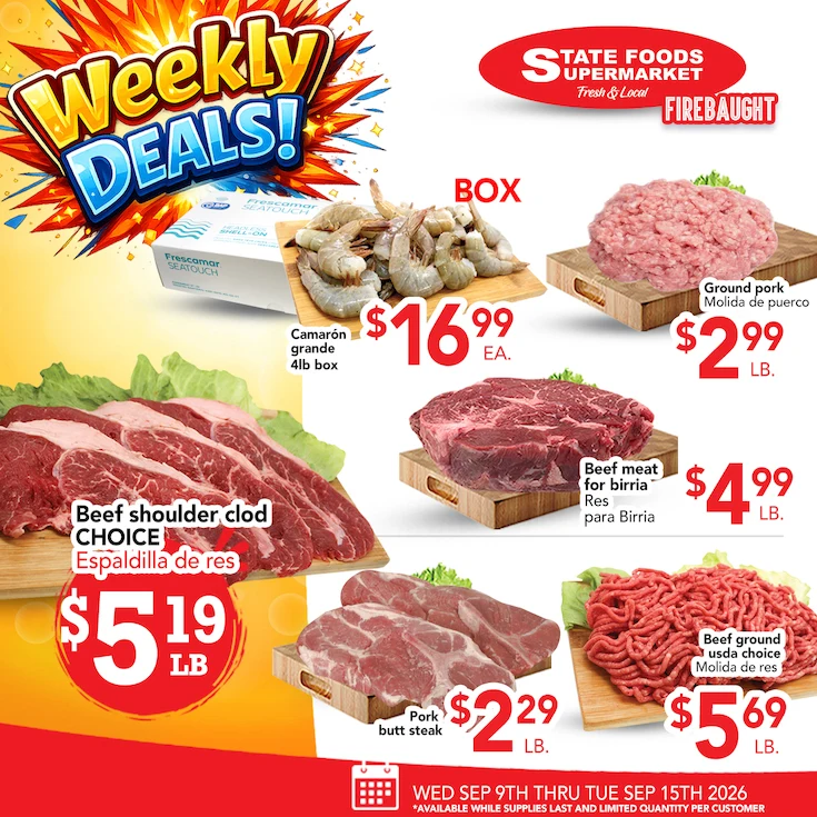 State Foods - Firebaugh Weekly Ad - Page 7