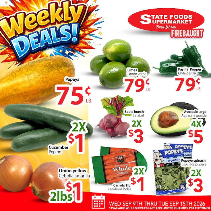 State Foods - Firebaugh Weekly Ad - Page 9