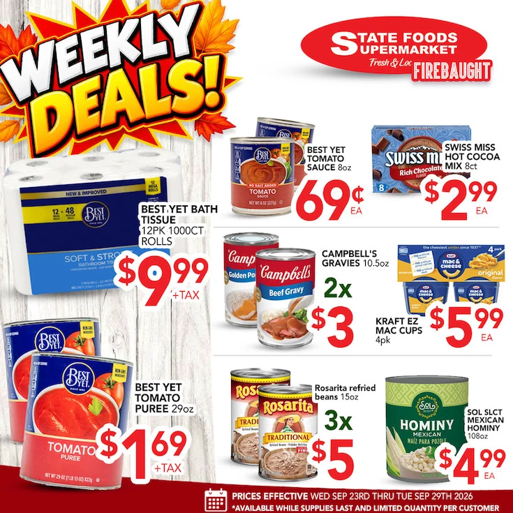 State Foods - Firebaugh Weekly Ad - Page 7