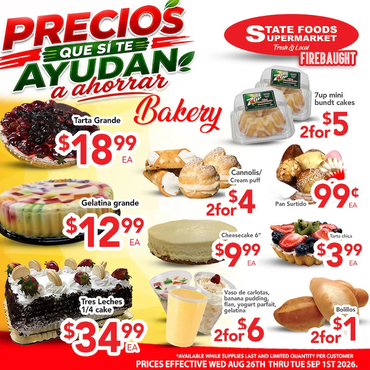 State Foods - Firebaugh Weekly Ad - Page 1