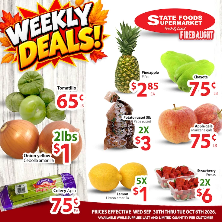 State Foods - Firebaugh Weekly Ad - Page 9