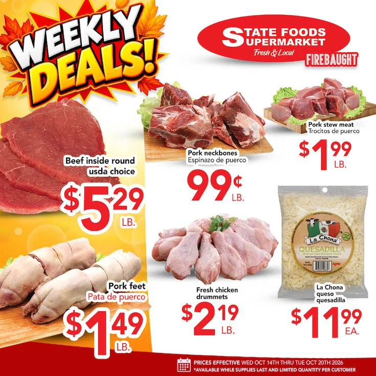 State Foods - Firebaugh Weekly Ad - Page 9