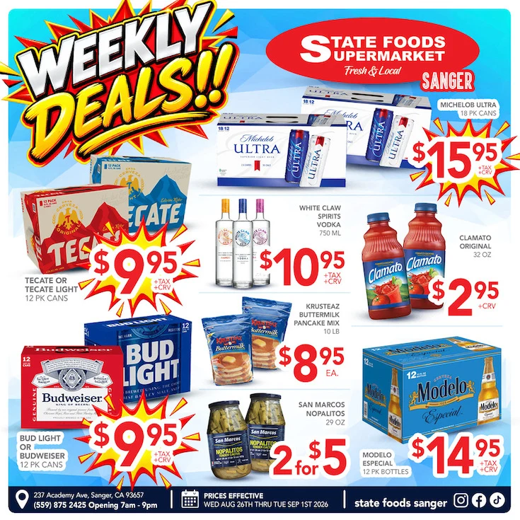 State Foods - Sanger Weekly Ad - Page 2