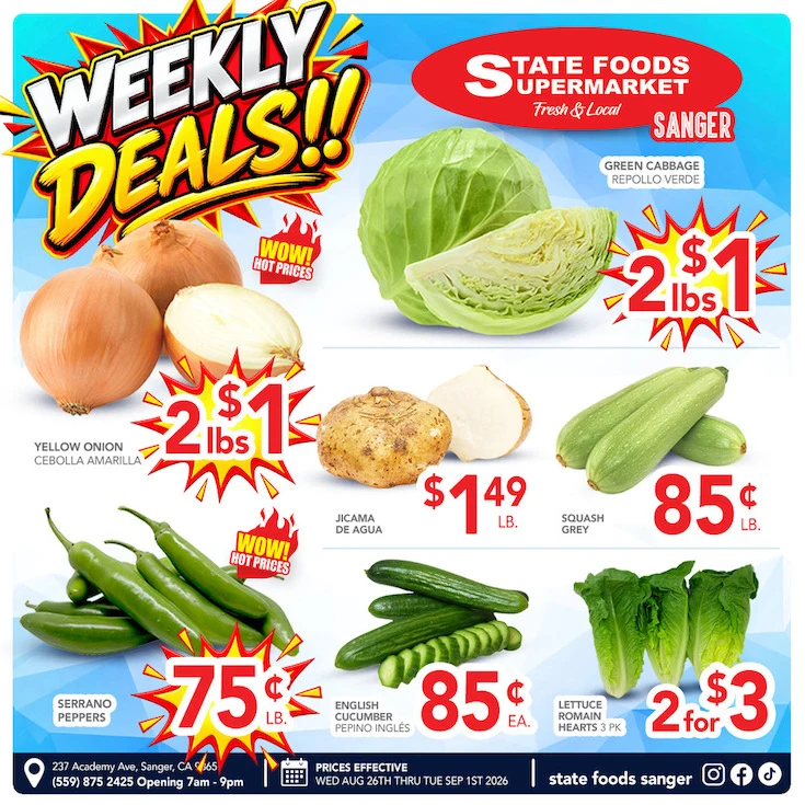 State Foods - Sanger Weekly Ad - Page 4
