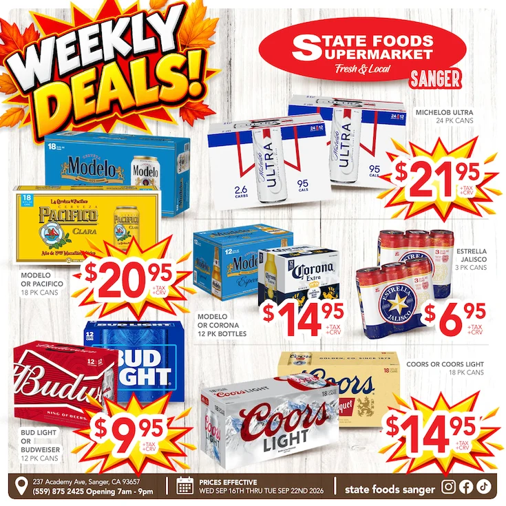 State Foods - Sanger Weekly Ad - Page 2