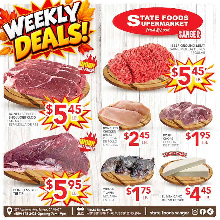 State Foods - Sanger Weekly Ad - Page 5