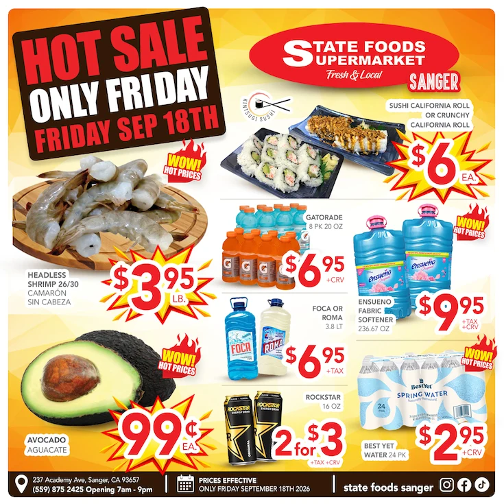 State Foods - Sanger Weekly Ad - Page 7